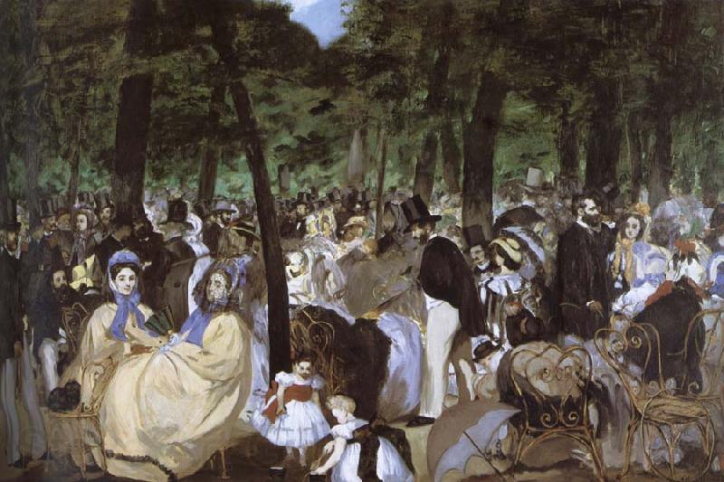 Edouard Manet The Concert Norge oil painting art
